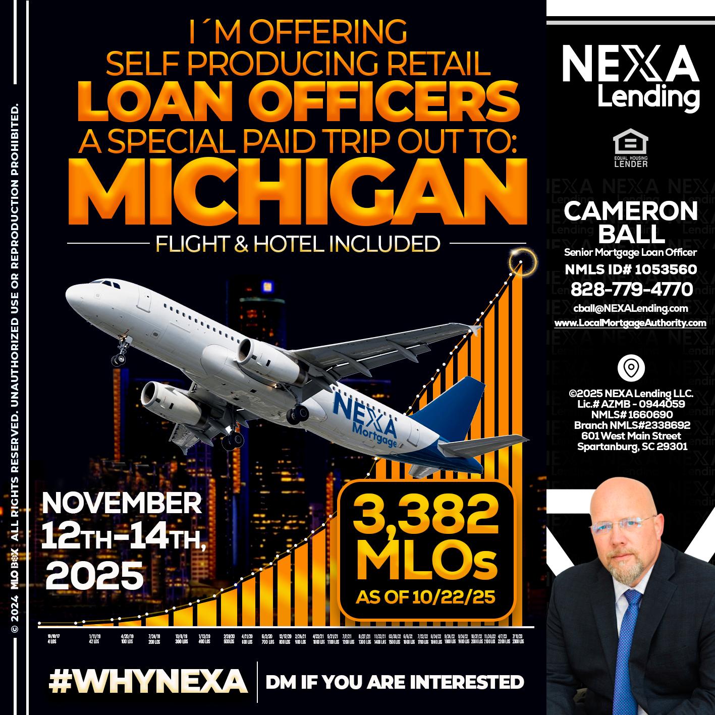 michigan trip - Jonathan Leidel -Producing Branch Manager