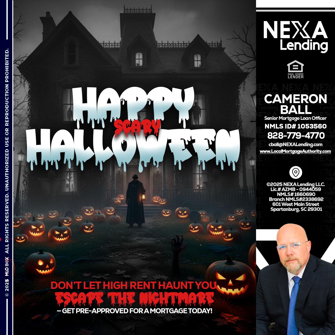 HAPPY HALLOWEEN - Jonathan Leidel -Producing Branch Manager