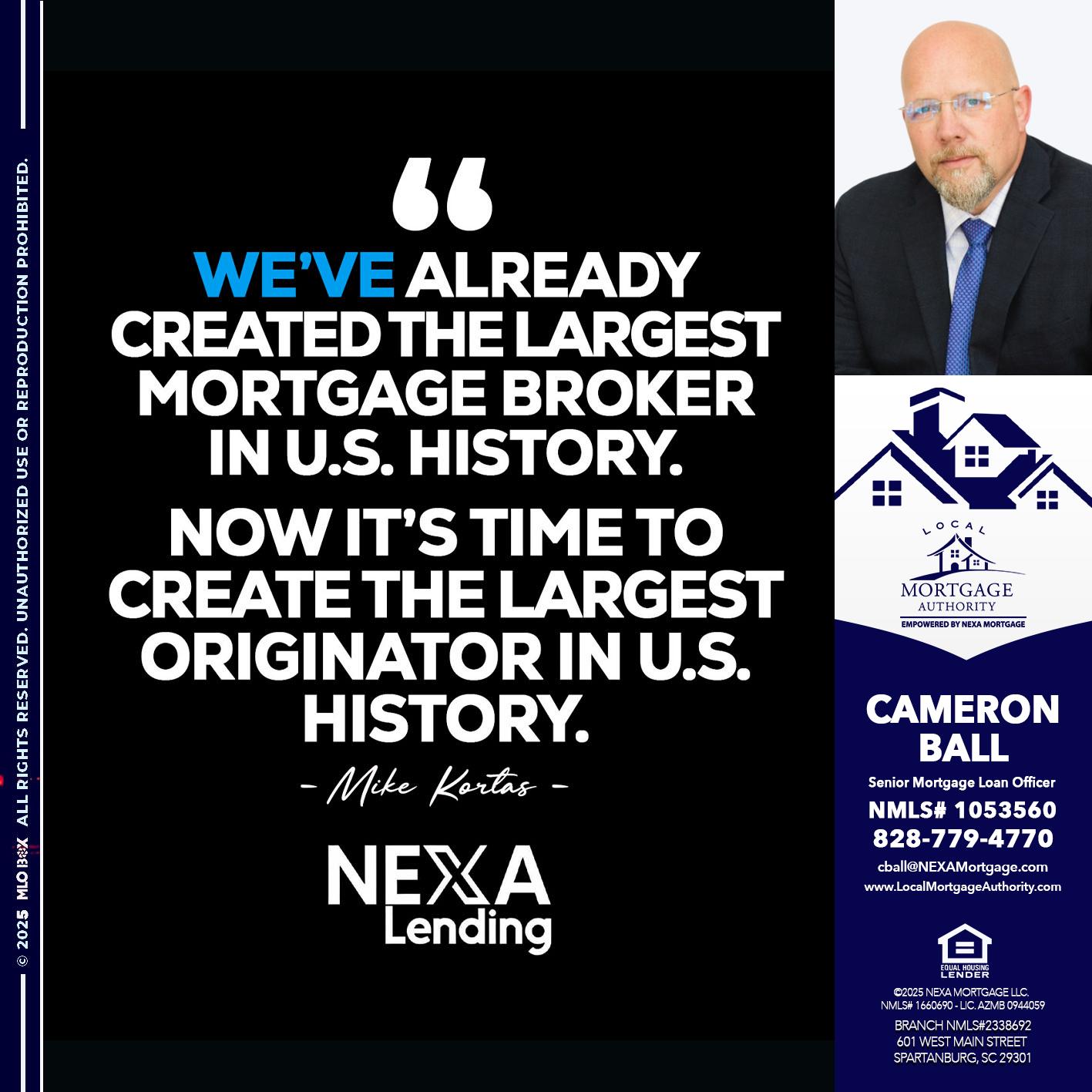 MIKE KORTAS - Jonathan Leidel -Producing Branch Manager