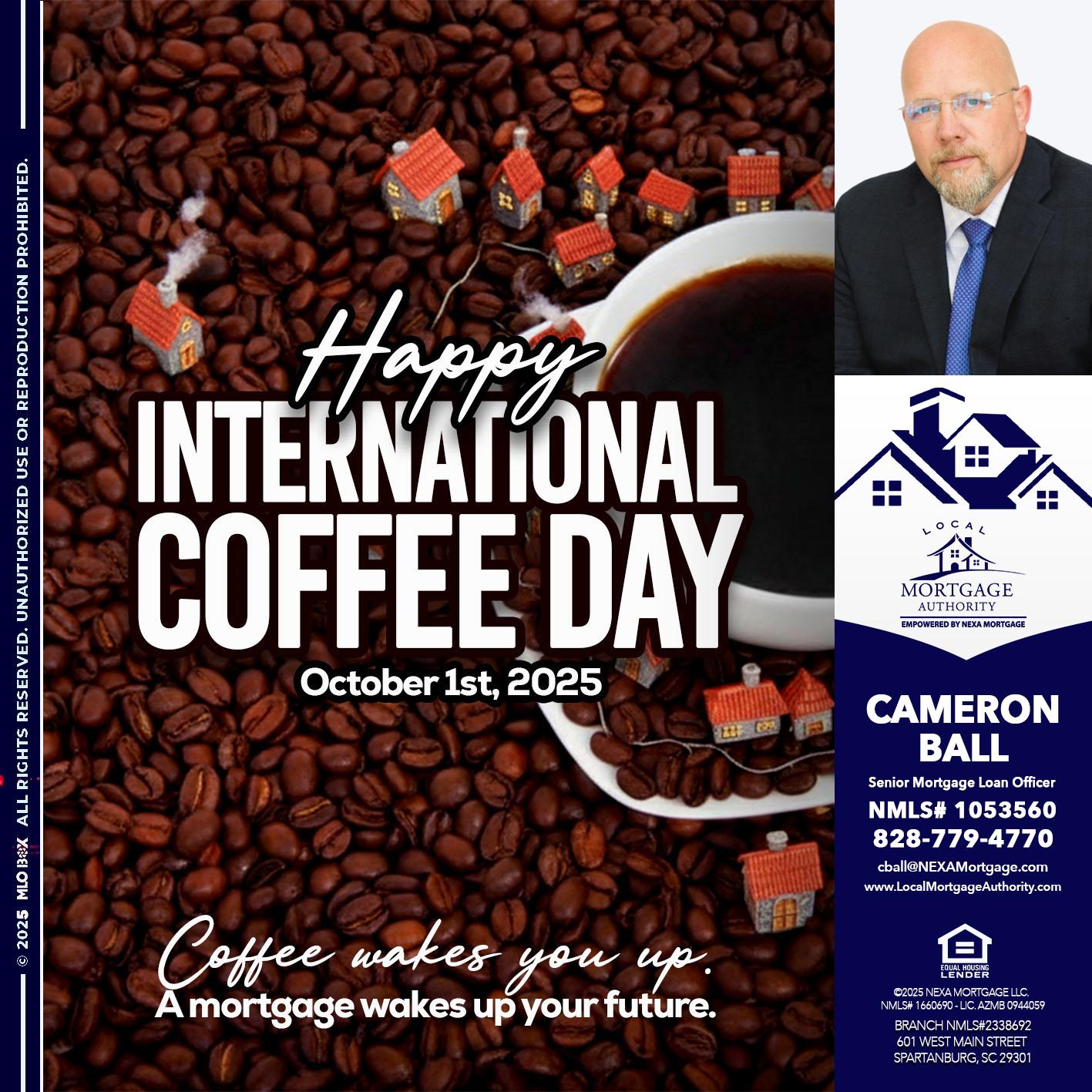 INTERNATIONAL COFFEE DAY - Jonathan Leidel -Producing Branch Manager