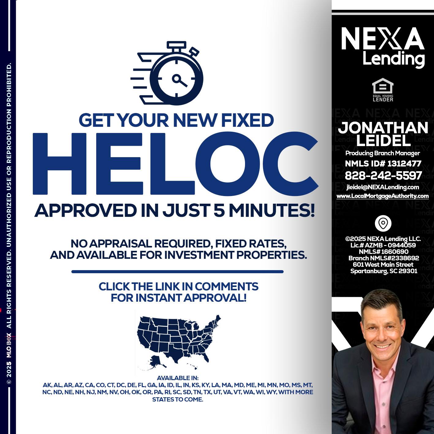 HELOC - Jonathan Leidel -Producing Branch Manager