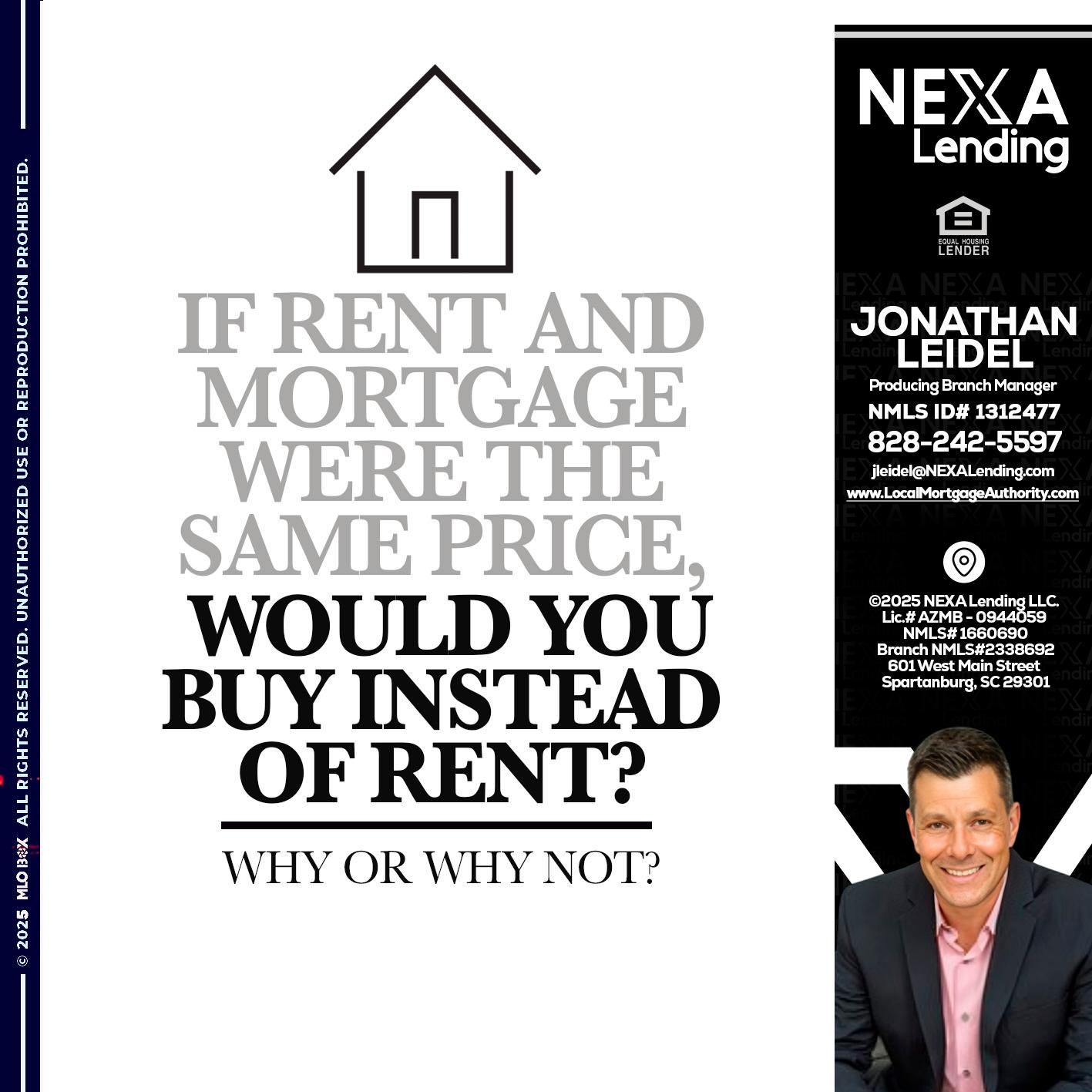 IF RENT - Jonathan Leidel -Producing Branch Manager