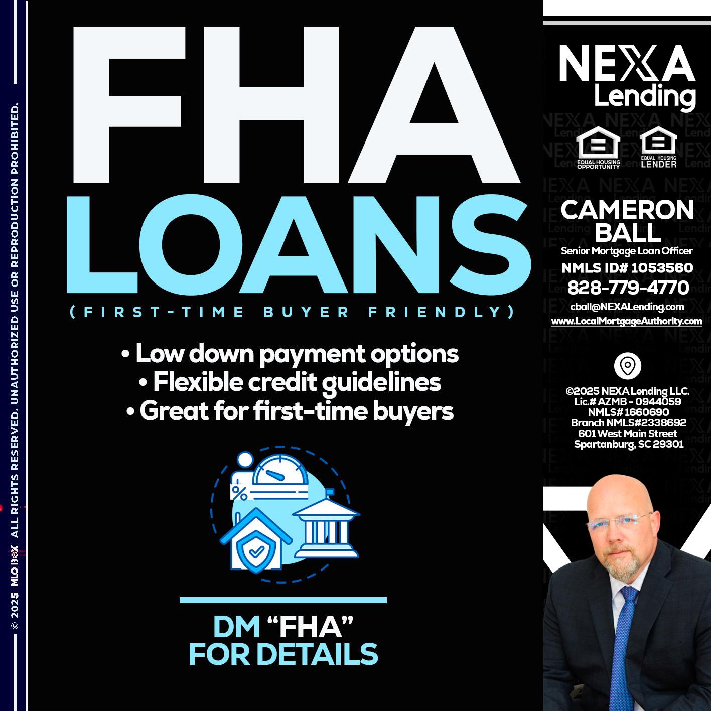 FHA LOANS - Jonathan Leidel -Producing Branch Manager