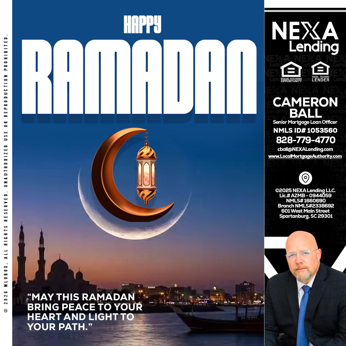 RAMADAN - Jonathan Leidel -Producing Branch Manager
