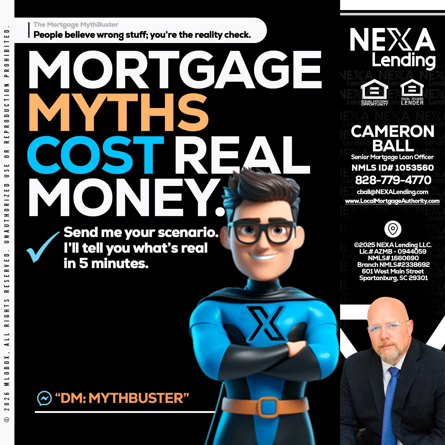 MORTGAGE MYTHS - Jonathan Leidel -Producing Branch Manager