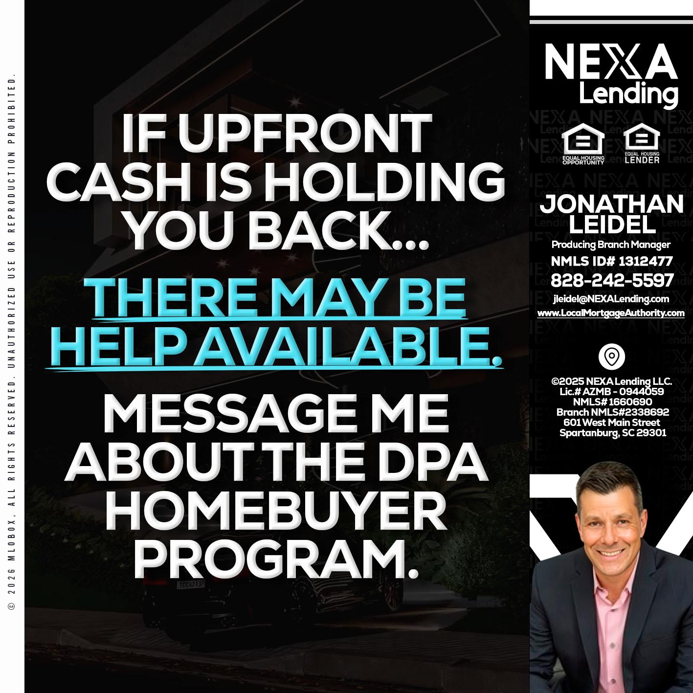 IF UPFRONT - Jonathan Leidel -Producing Branch Manager