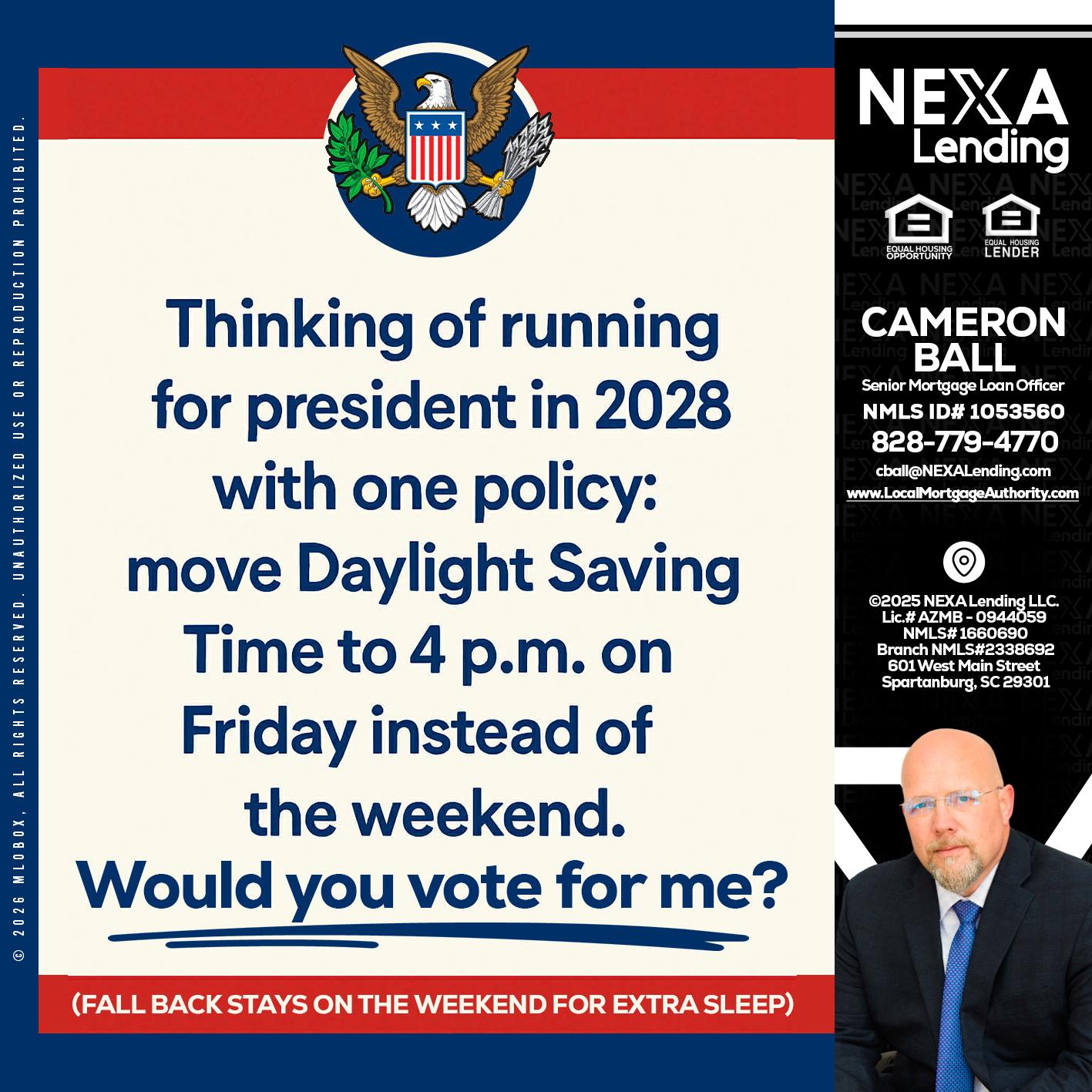 THINKING OF RUNING - Jonathan Leidel -Producing Branch Manager