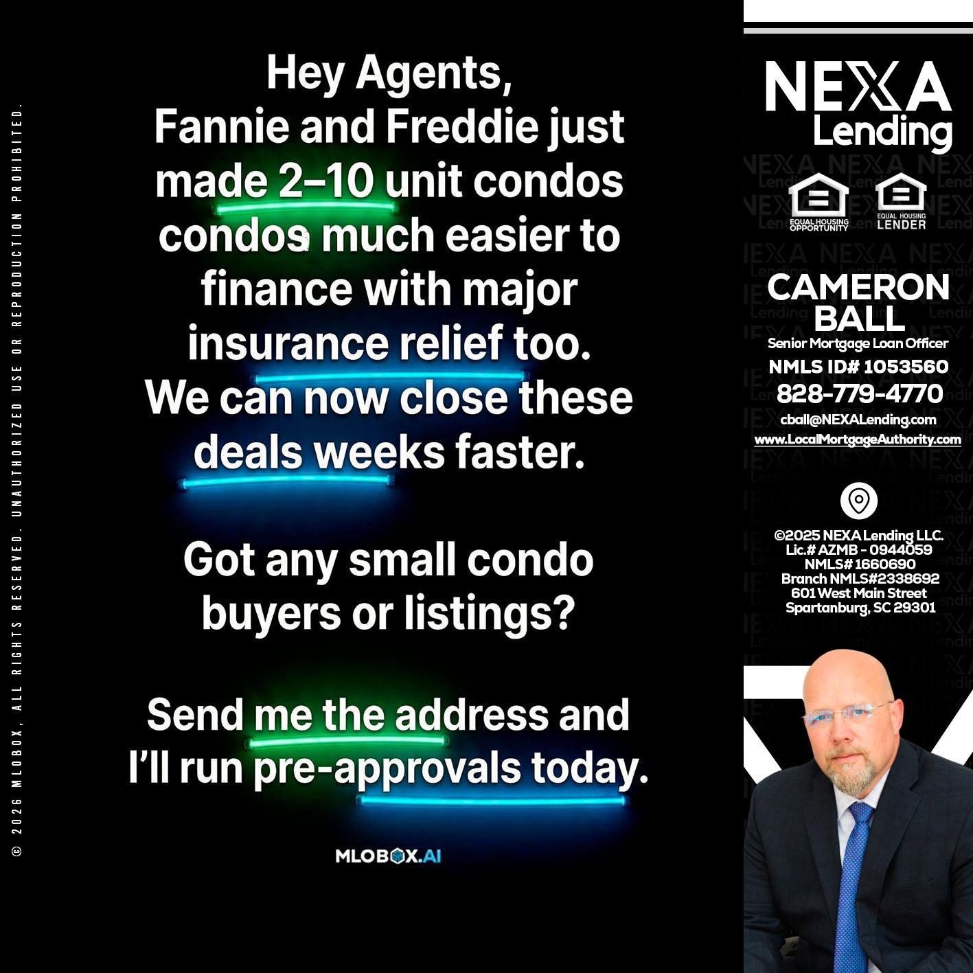 HEY AGENTS - Jonathan Leidel -Producing Branch Manager