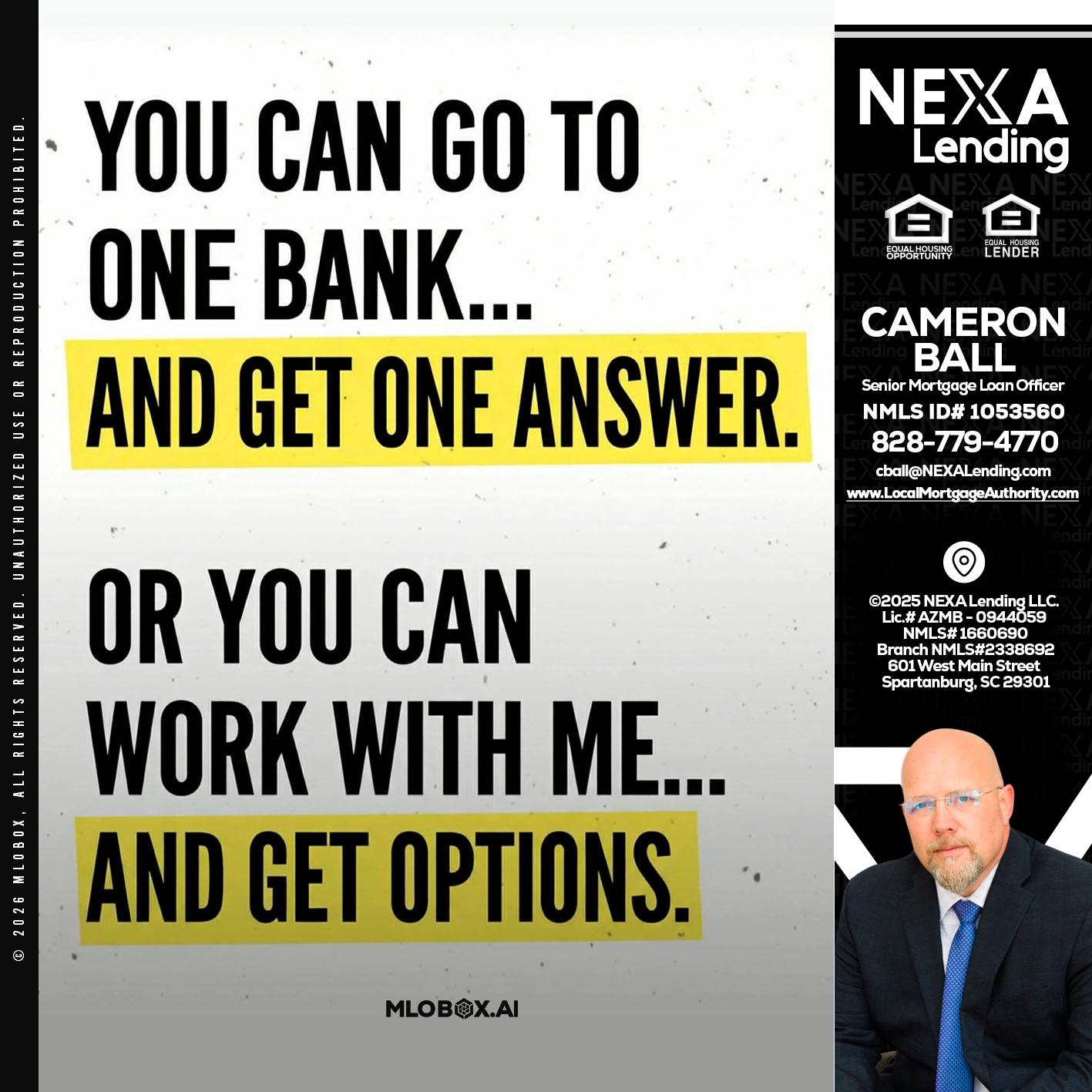 YOU CAN GO TO - Jonathan Leidel -Producing Branch Manager