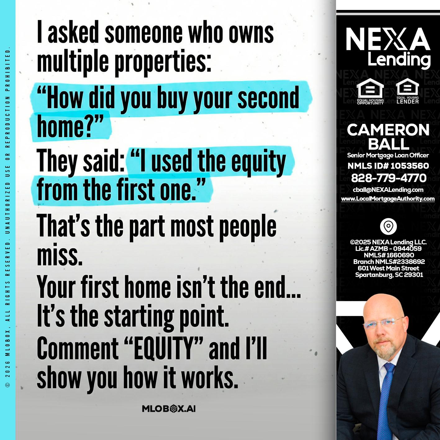 I asked someone - Jonathan Leidel -Producing Branch Manager