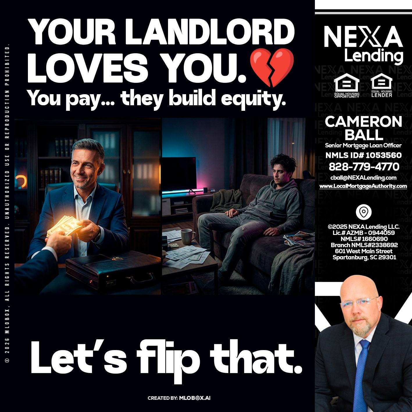 your landlord - Jonathan Leidel -Producing Branch Manager