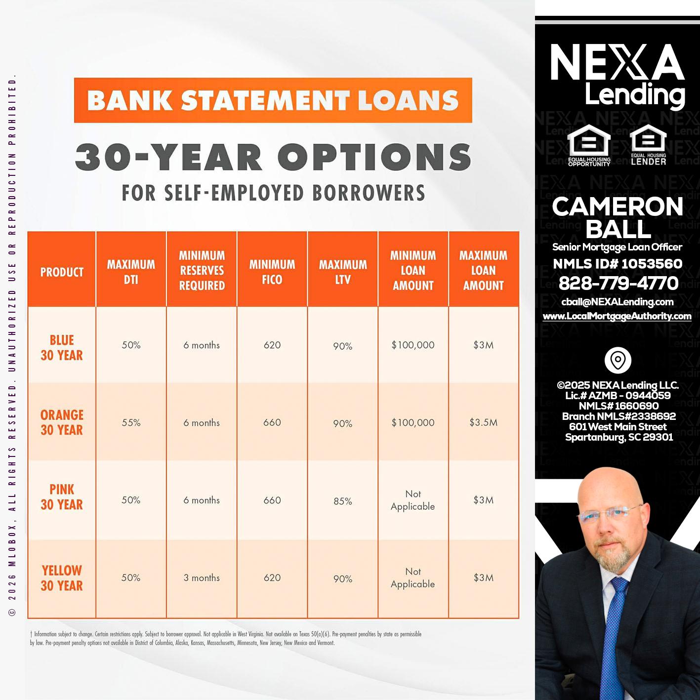 30 YEARS OPTIONS - Jonathan Leidel -Producing Branch Manager