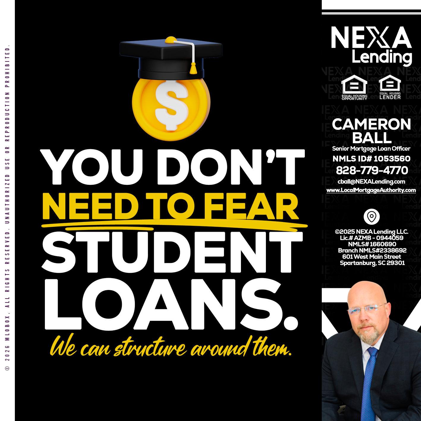 YOU DONT NEED - Jonathan Leidel -Producing Branch Manager