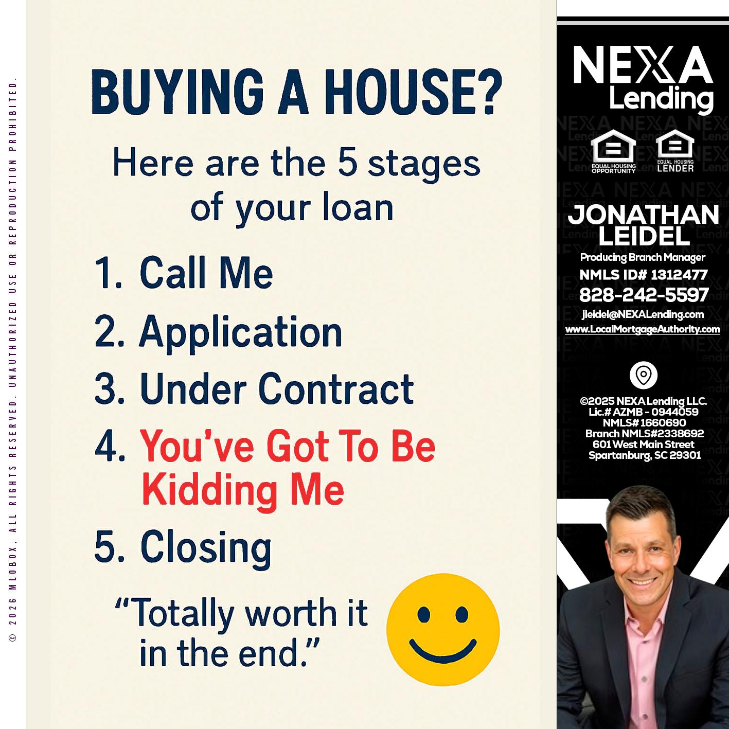 BUYING A HOUSE - Jonathan Leidel -Producing Branch Manager