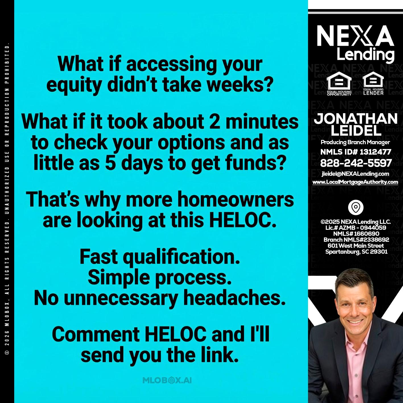 what if - Jonathan Leidel -Producing Branch Manager