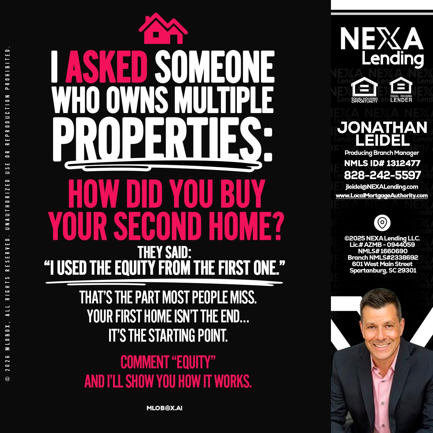 I ASKED SOMEONE - Jonathan Leidel -Producing Branch Manager