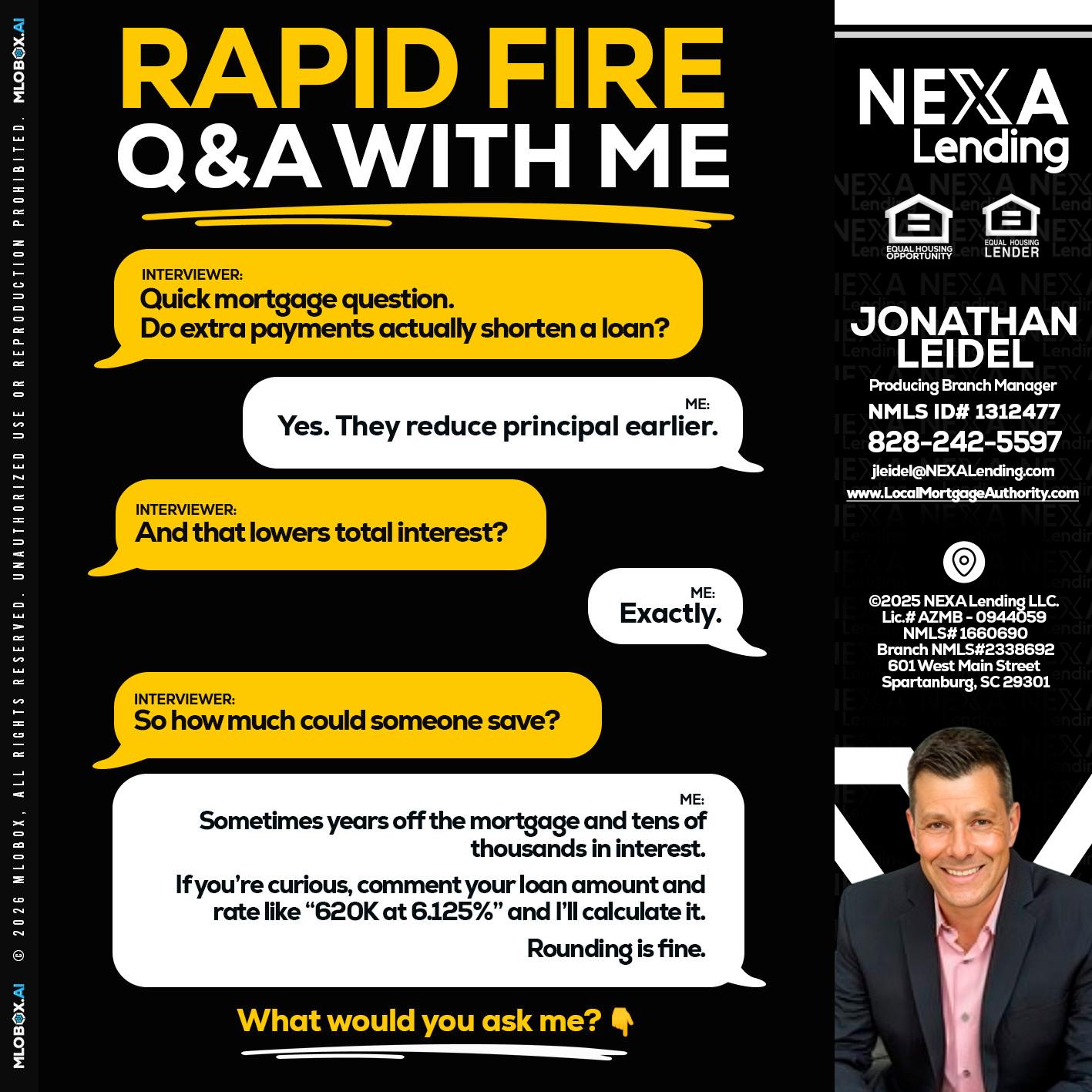 RAPID FIRE QA - Jonathan Leidel -Producing Branch Manager