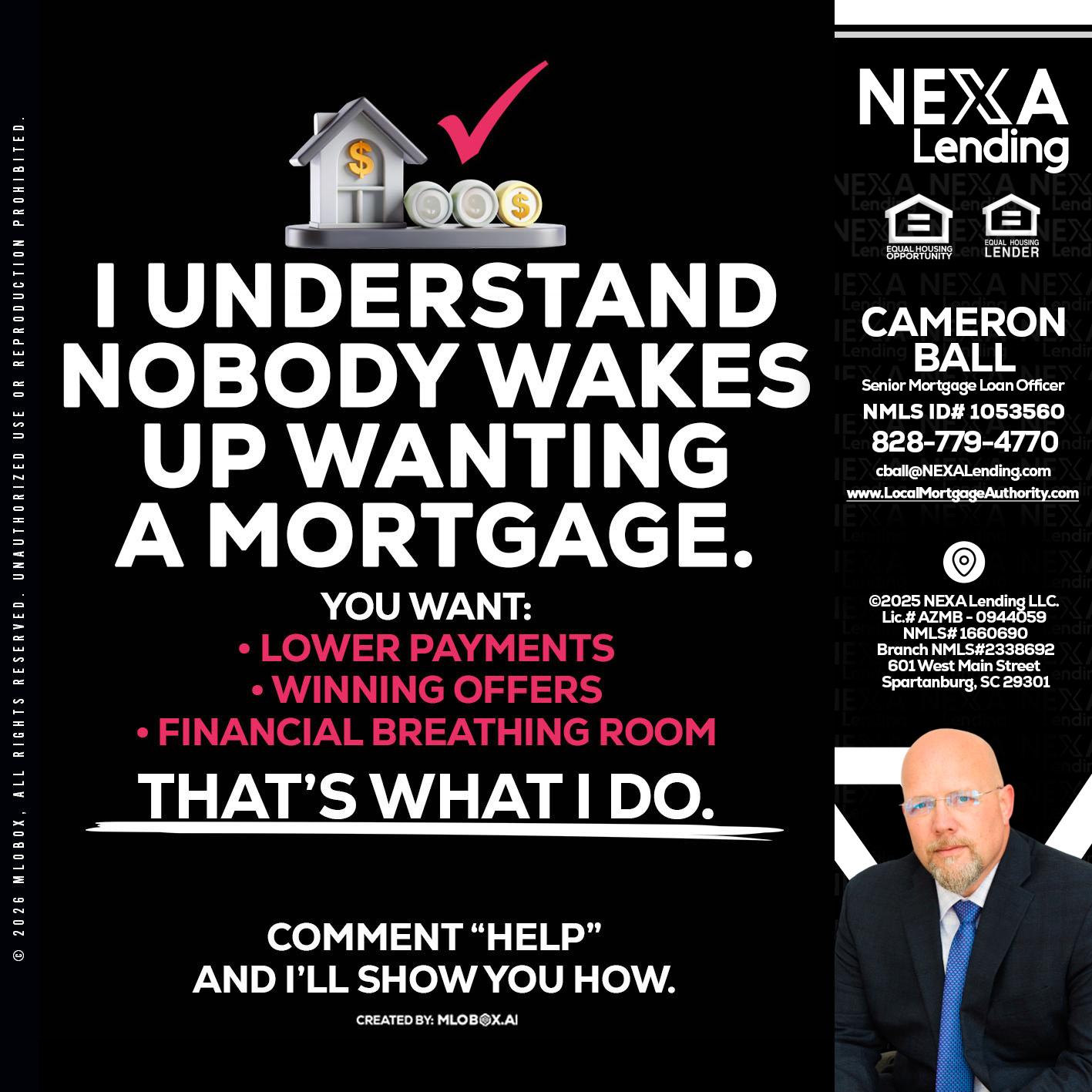 I UNDERSTAND - Jonathan Leidel -Producing Branch Manager