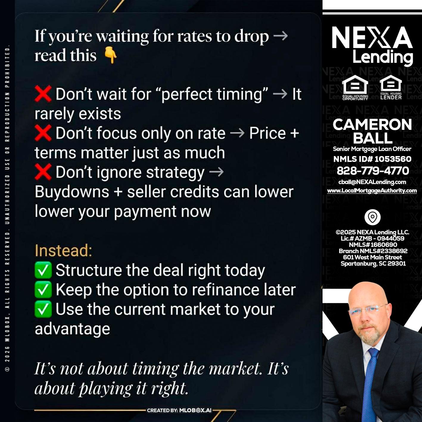 IF YOU ARE - Jonathan Leidel -Producing Branch Manager