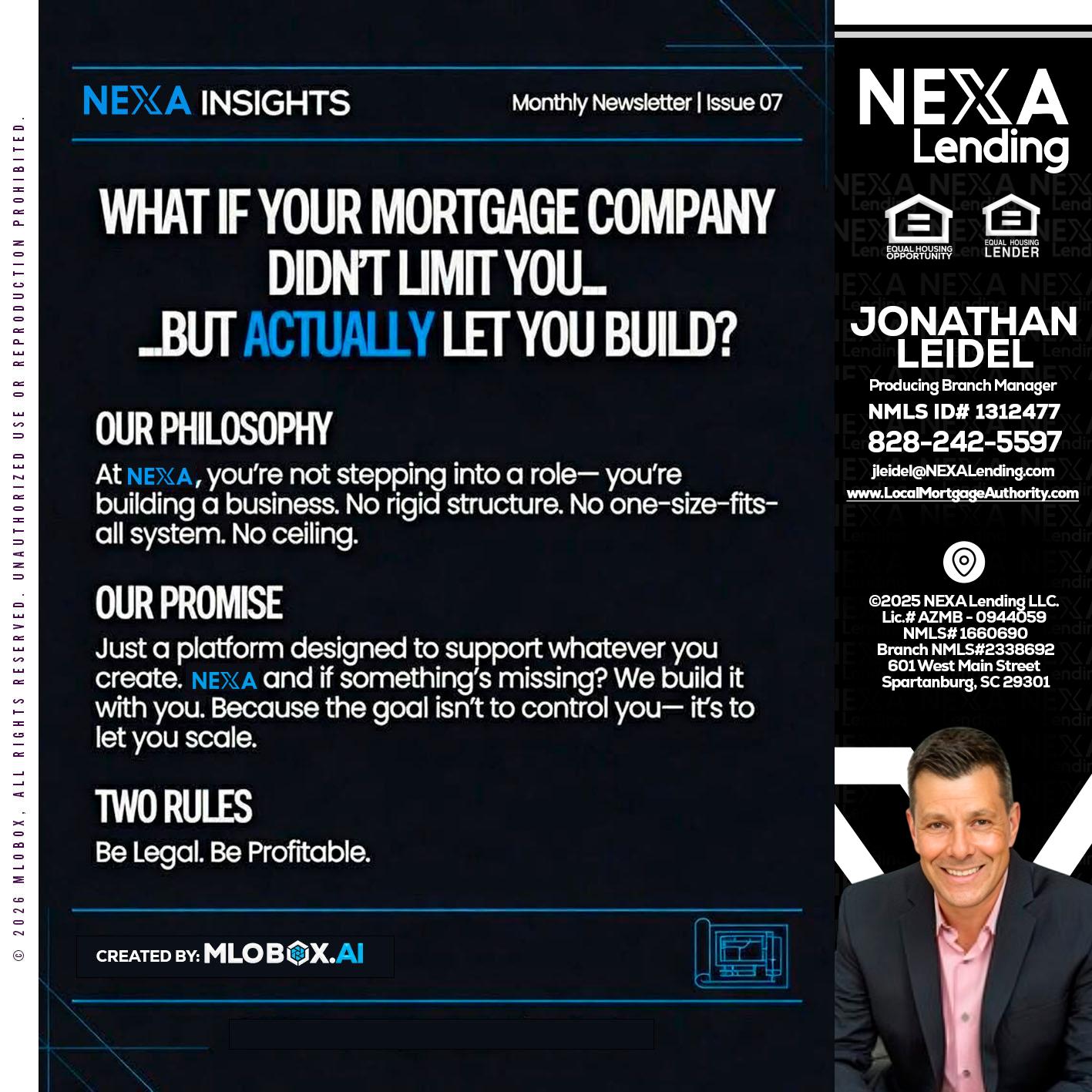 NEXA INSIGHTS - Jonathan Leidel -Producing Branch Manager