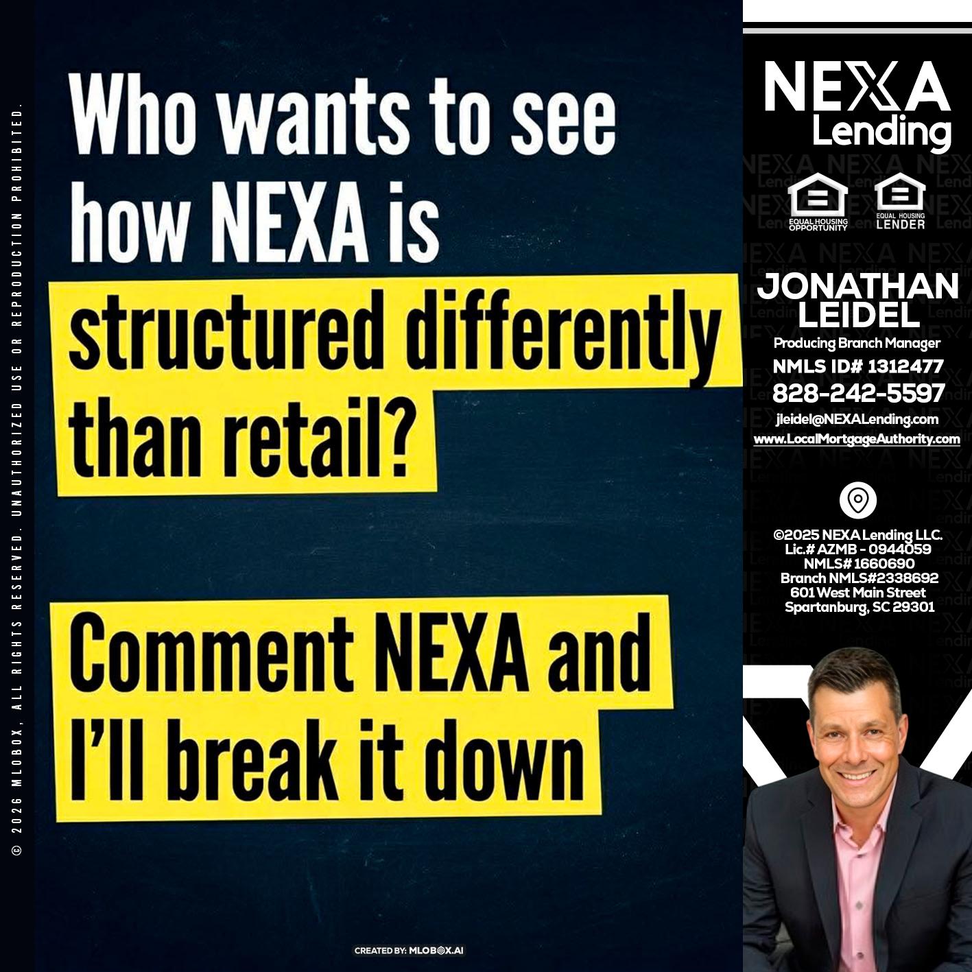 who want to see - Jonathan Leidel -Producing Branch Manager