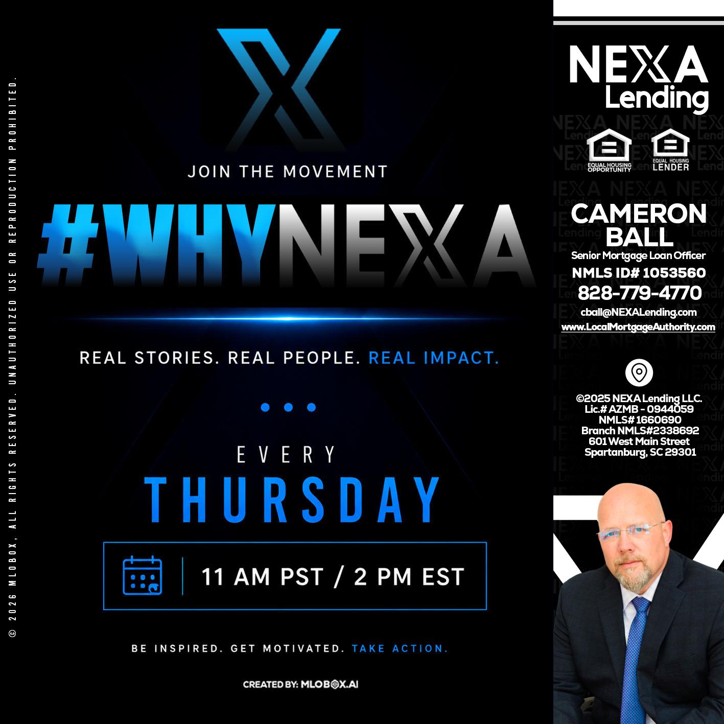 why NEXA - Jonathan Leidel -Producing Branch Manager
