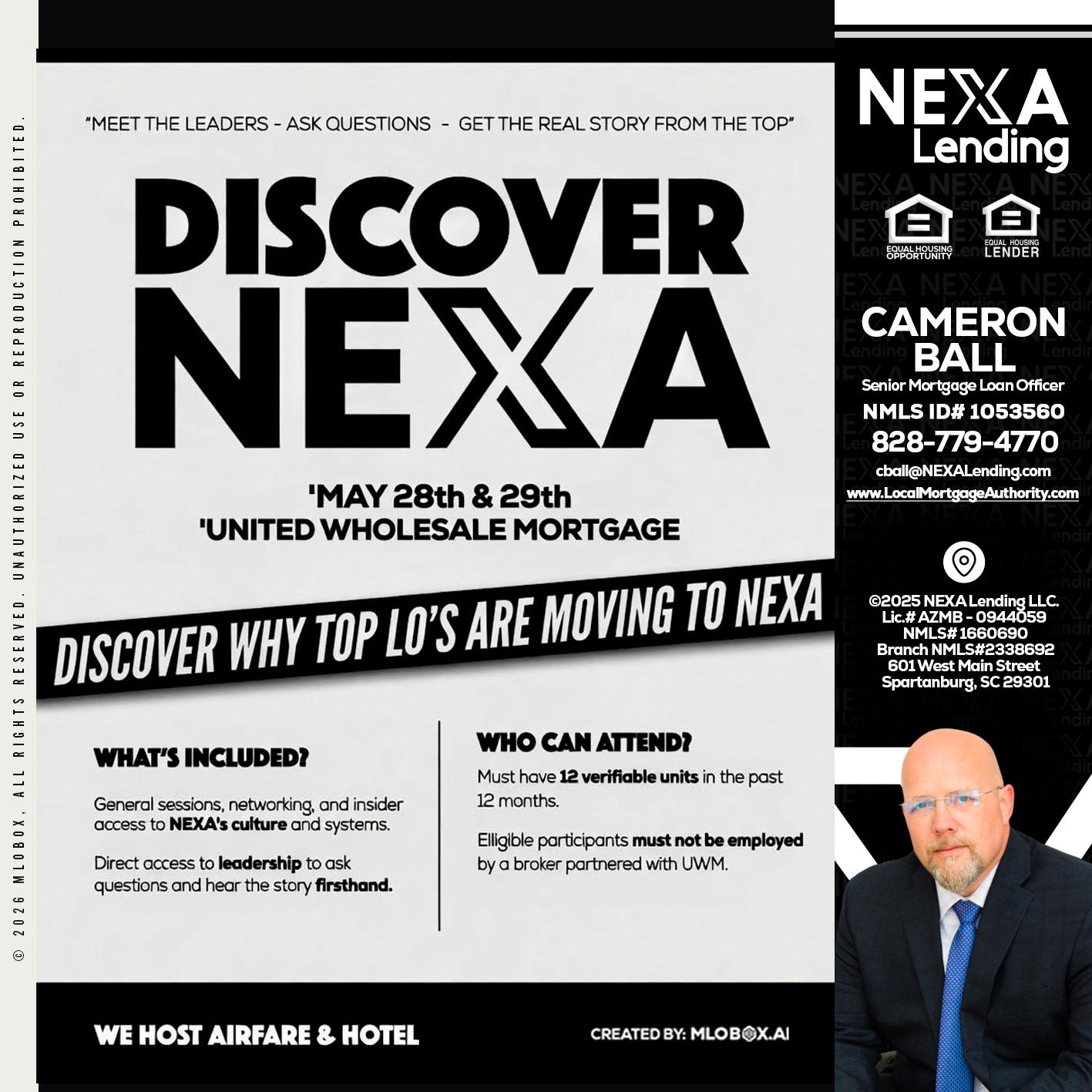 DISCOVER NEXA - Jonathan Leidel -Producing Branch Manager