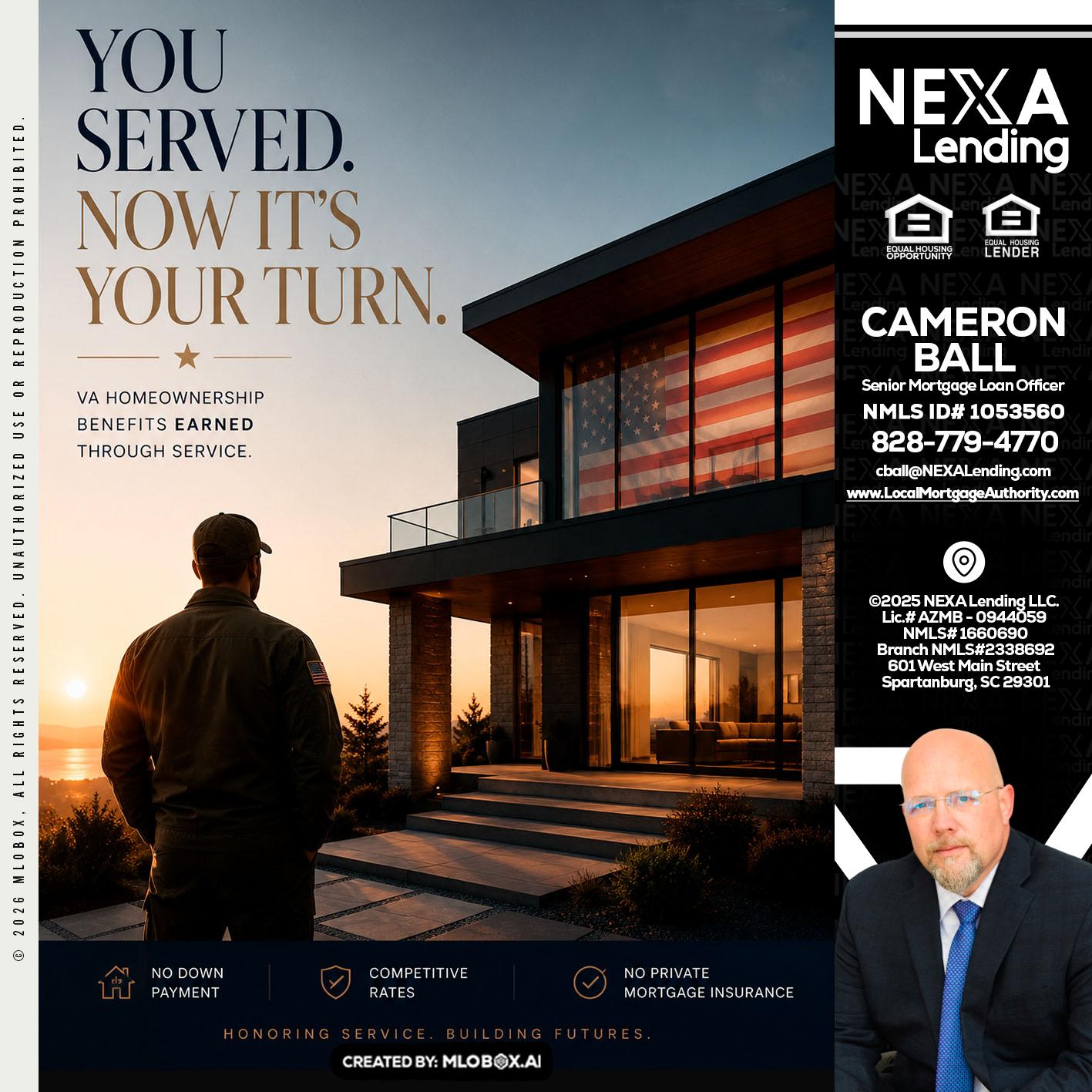 YOU SERVED - Jonathan Leidel -Producing Branch Manager