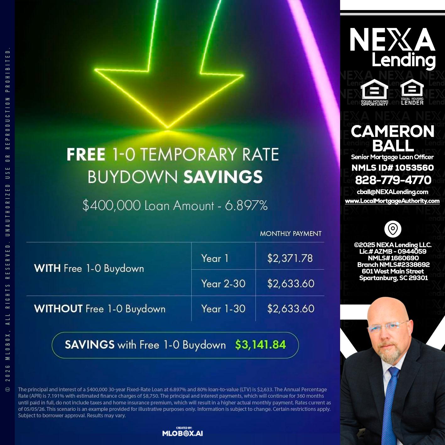 BUYDOWN - Jonathan Leidel -Producing Branch Manager
