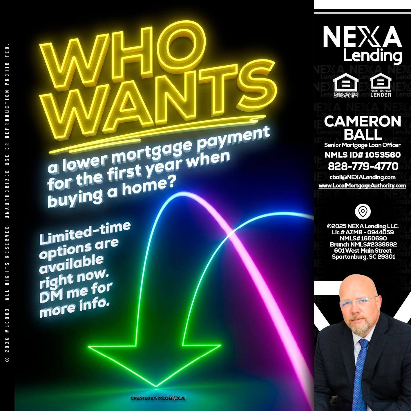 WHO WANTS - Jonathan Leidel -Producing Branch Manager