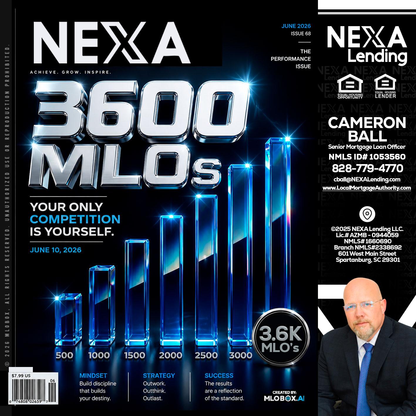 3600 MLOs - Jonathan Leidel -Producing Branch Manager