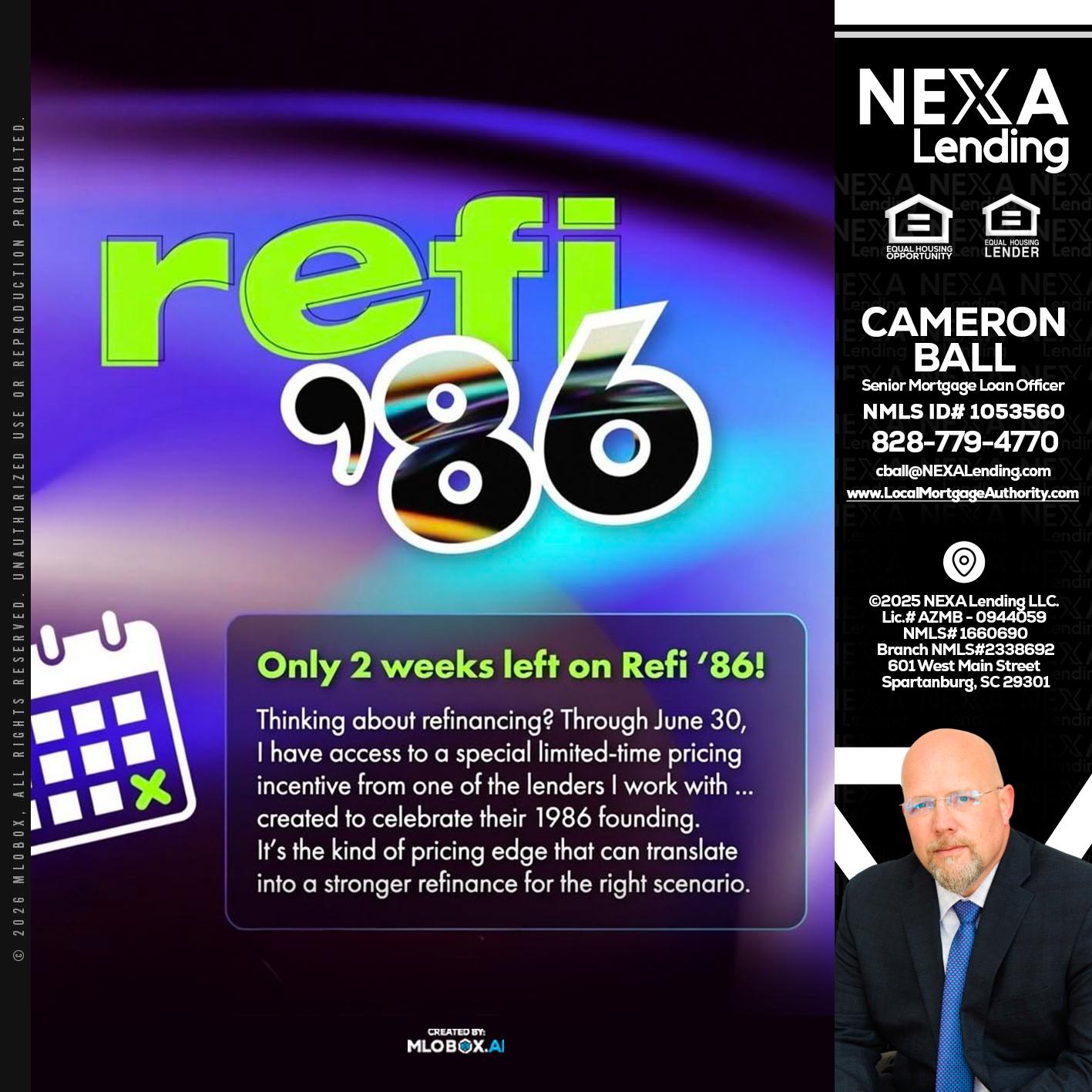 REFI 86 - Jonathan Leidel -Producing Branch Manager