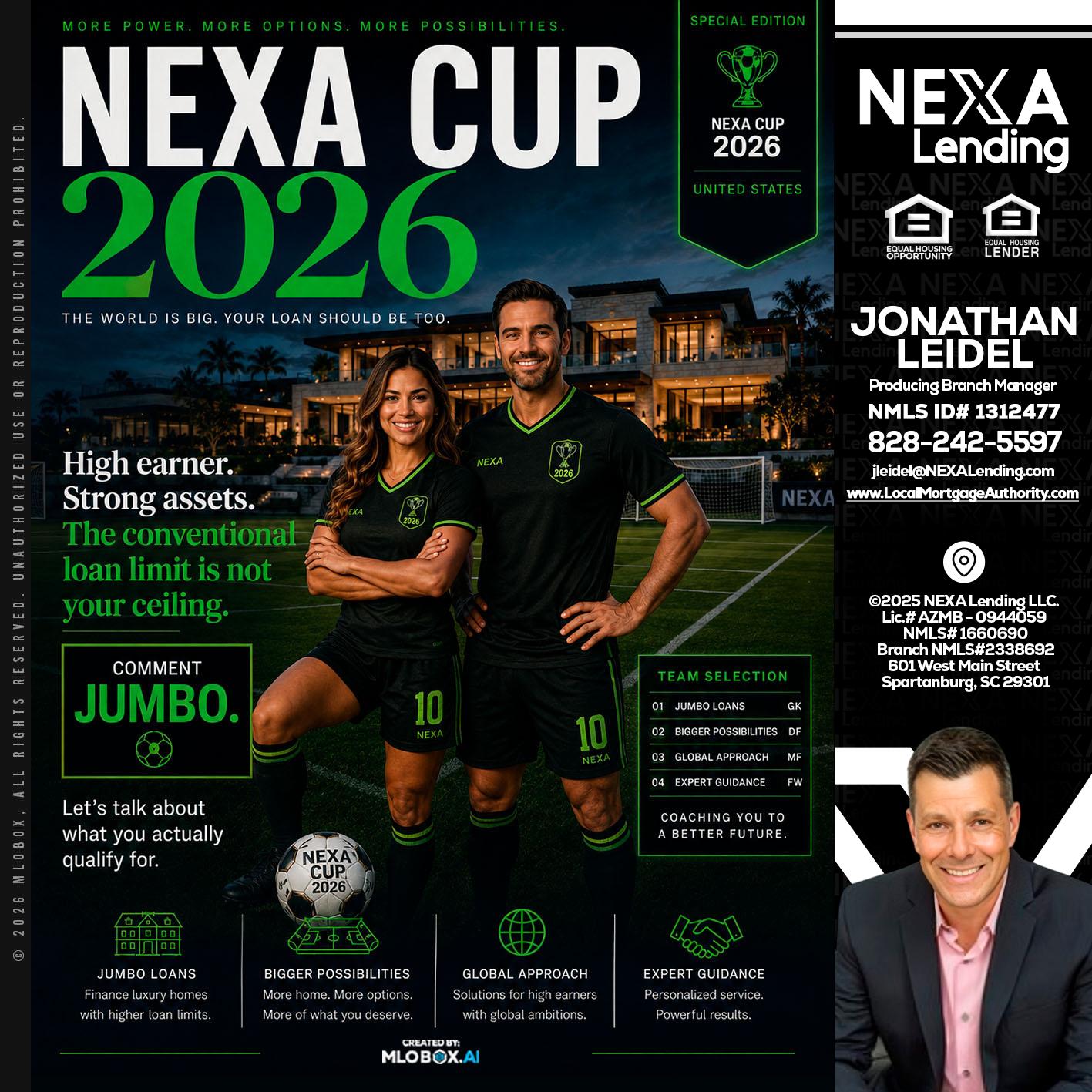 NEXA CUP 2026 - Jonathan Leidel -Producing Branch Manager