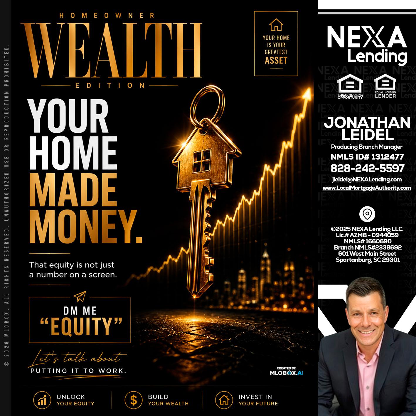 YOUR HOME MADE - Jonathan Leidel -Producing Branch Manager