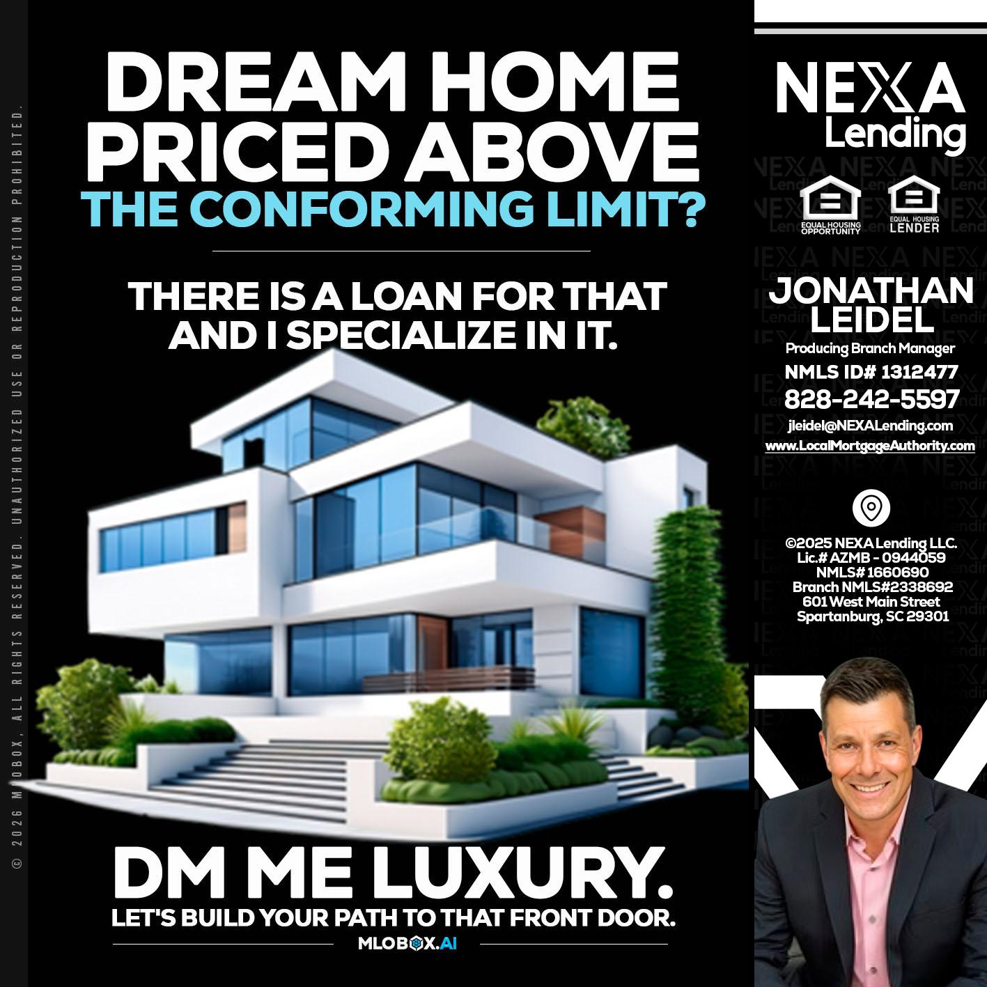 DREAM HOME - Jonathan Leidel -Producing Branch Manager