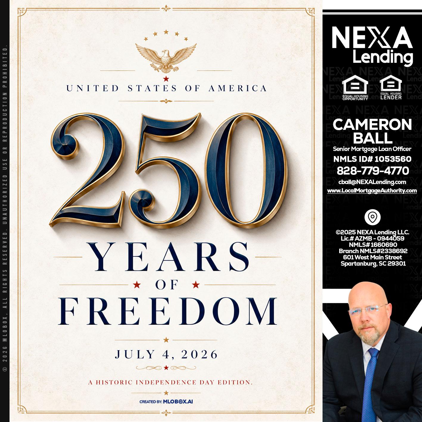 250 YEARS - Jonathan Leidel -Producing Branch Manager