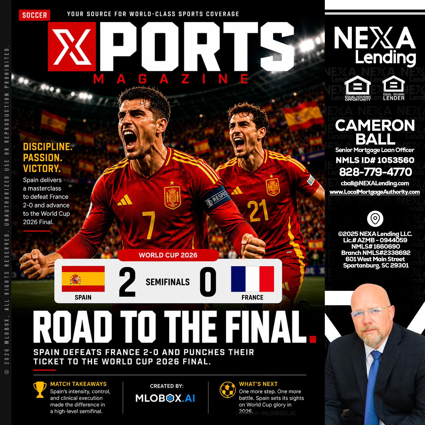 XPORTS WORLD CUP 2026 - Jonathan Leidel -Producing Branch Manager