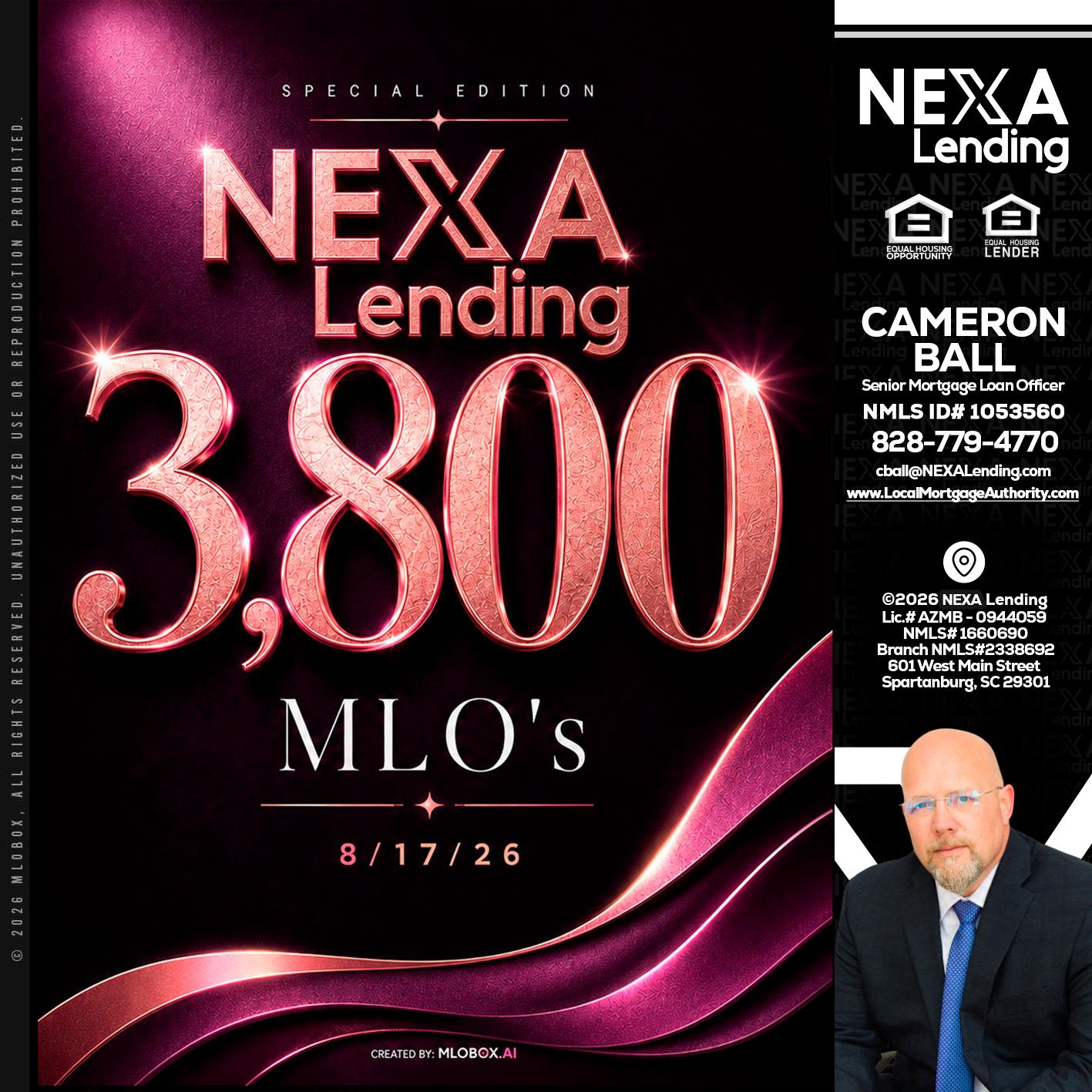 3800 MLOs - Jonathan Leidel -Producing Branch Manager