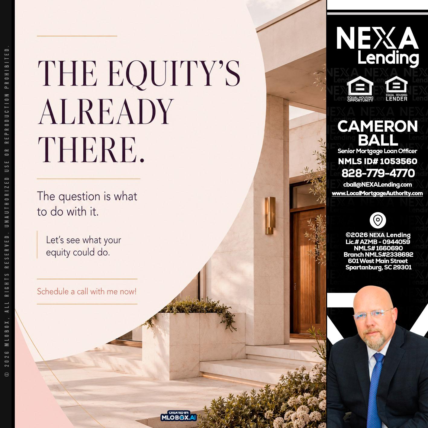 THE EQUITY'S - Jonathan Leidel -Producing Branch Manager