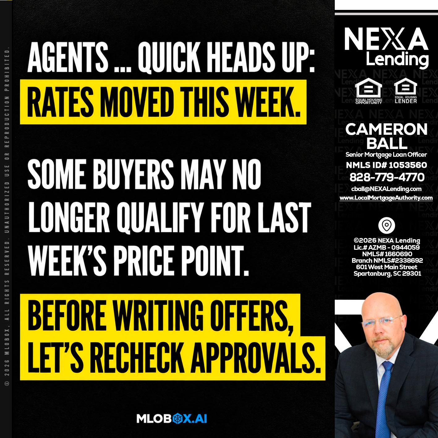 AGENTS QUICK - Jonathan Leidel -Producing Branch Manager
