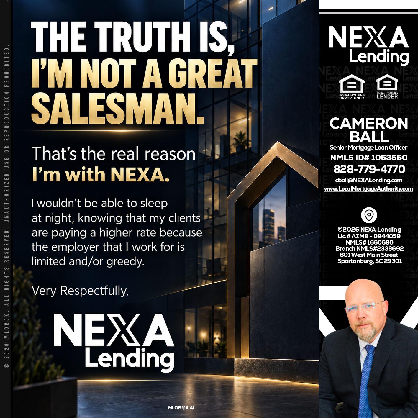 THE TRUTH IS - Jonathan Leidel -Producing Branch Manager