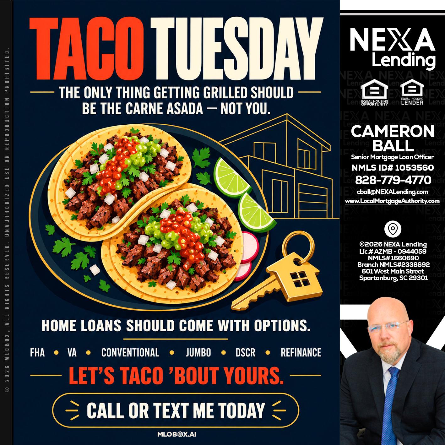 TACOS TUESDAY - Jonathan Leidel -Producing Branch Manager