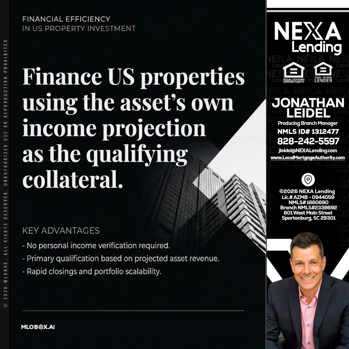 finance US - Jonathan Leidel -Producing Branch Manager