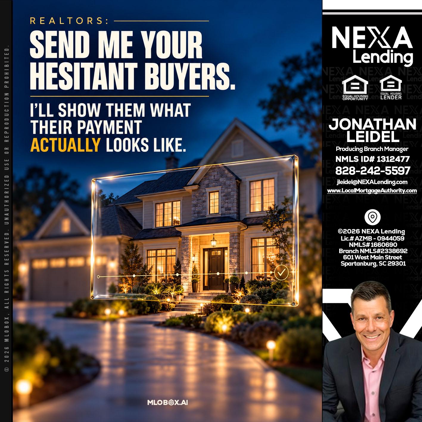 REALTOR - Jonathan Leidel -Producing Branch Manager